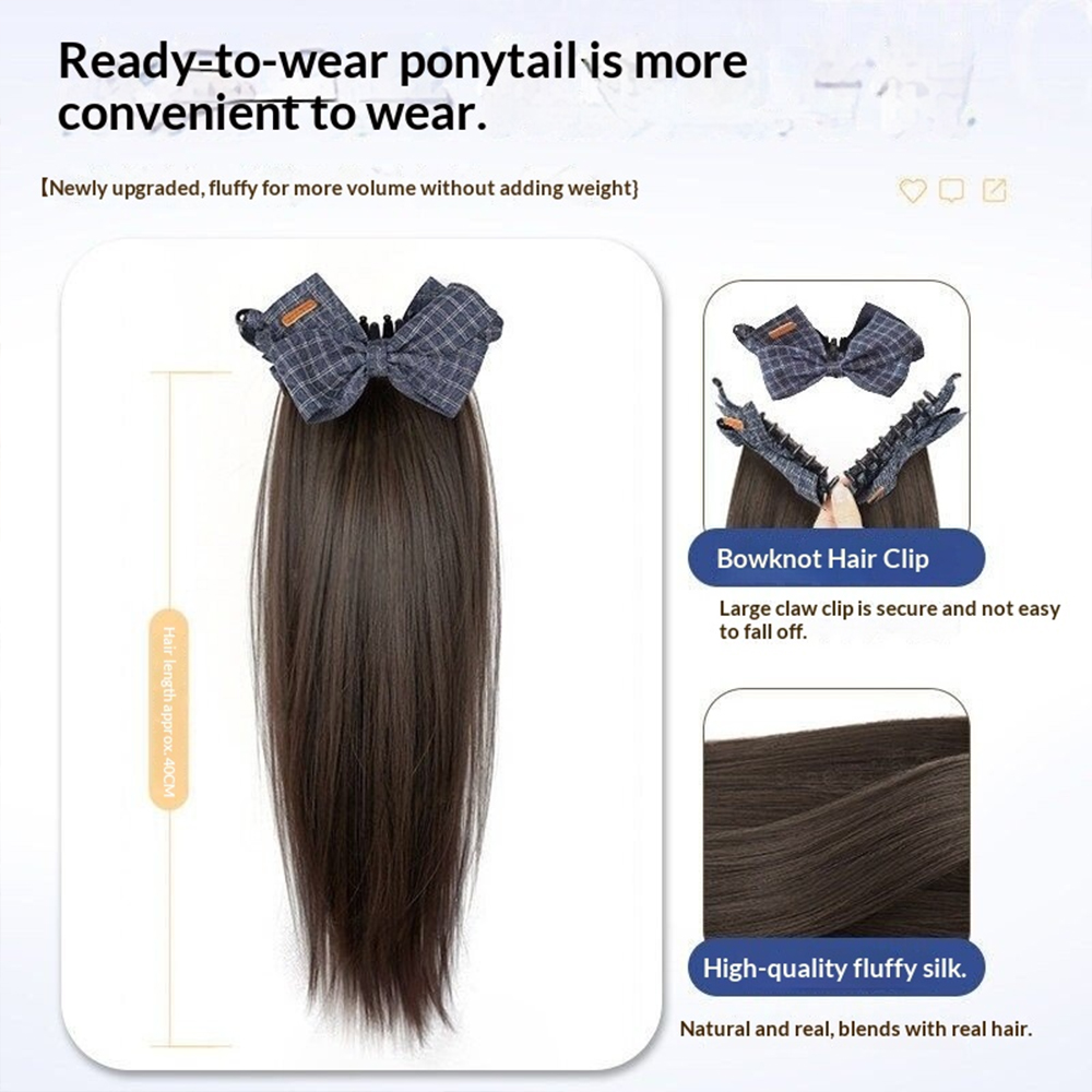 16 Inch Bow Decor Ponytail Syn - Event Suppliers review and price
