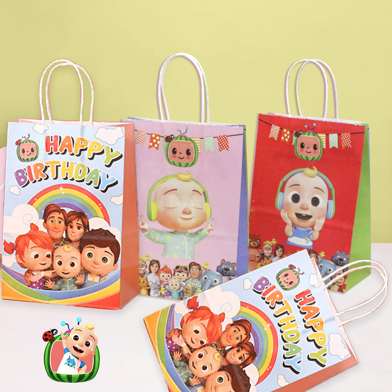 Cocomelons Party Gift Bag Set  - Party Favor Bag review and price