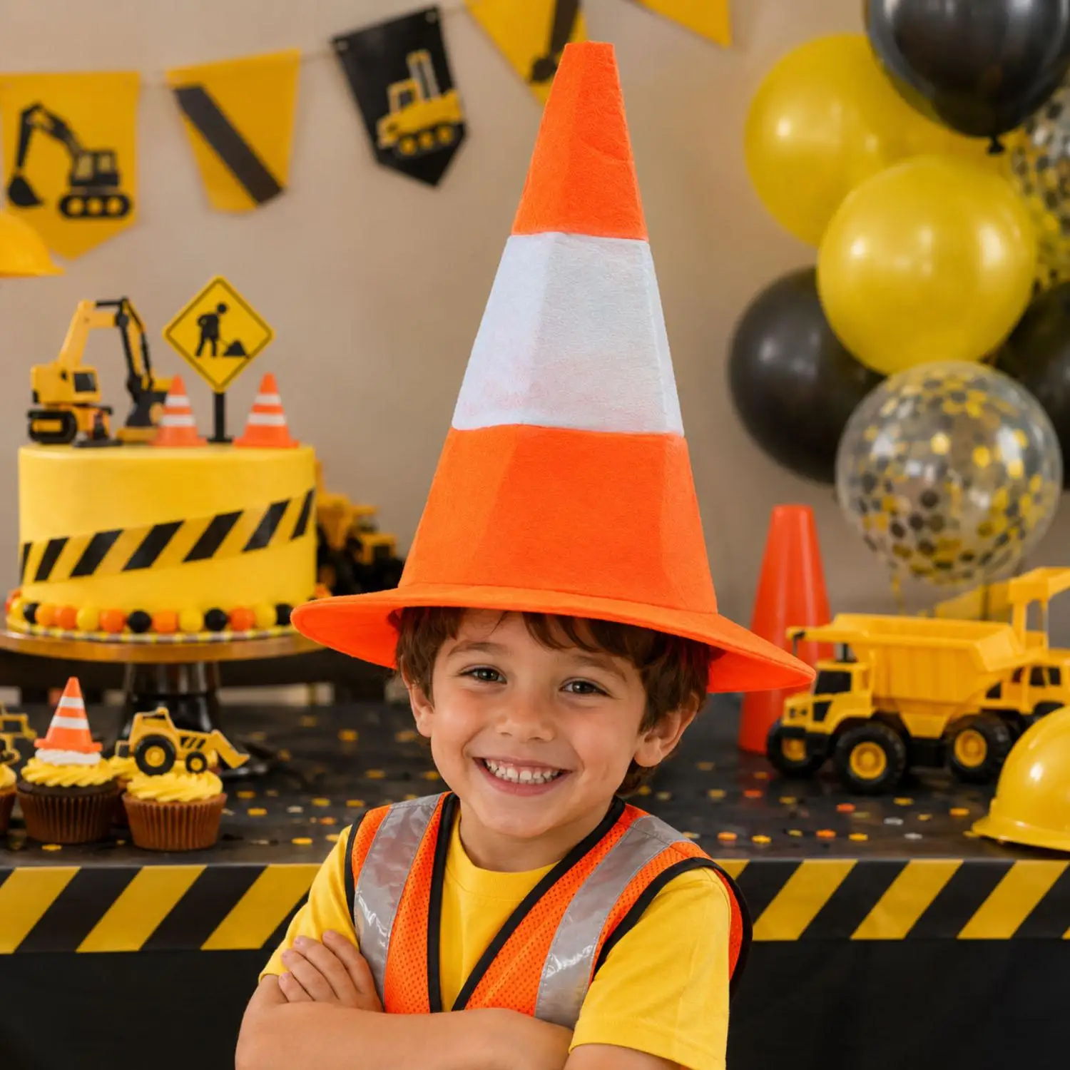 1/3/5Pcs Funny Foldable Traffi - Party Hat Cone review and price