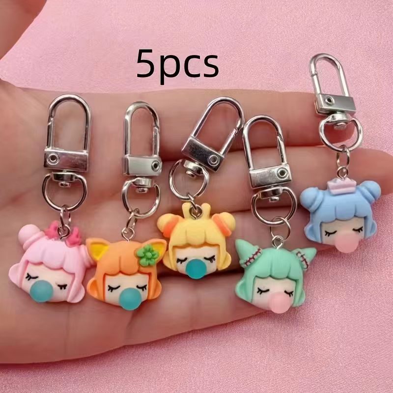 5pcs resin girl keychain, suit - Event Party review and price